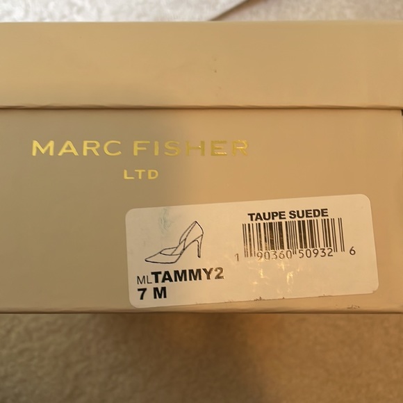 Marc Fisher LTD Tammy Taupe Suede size 7 - Picture 7 of 7